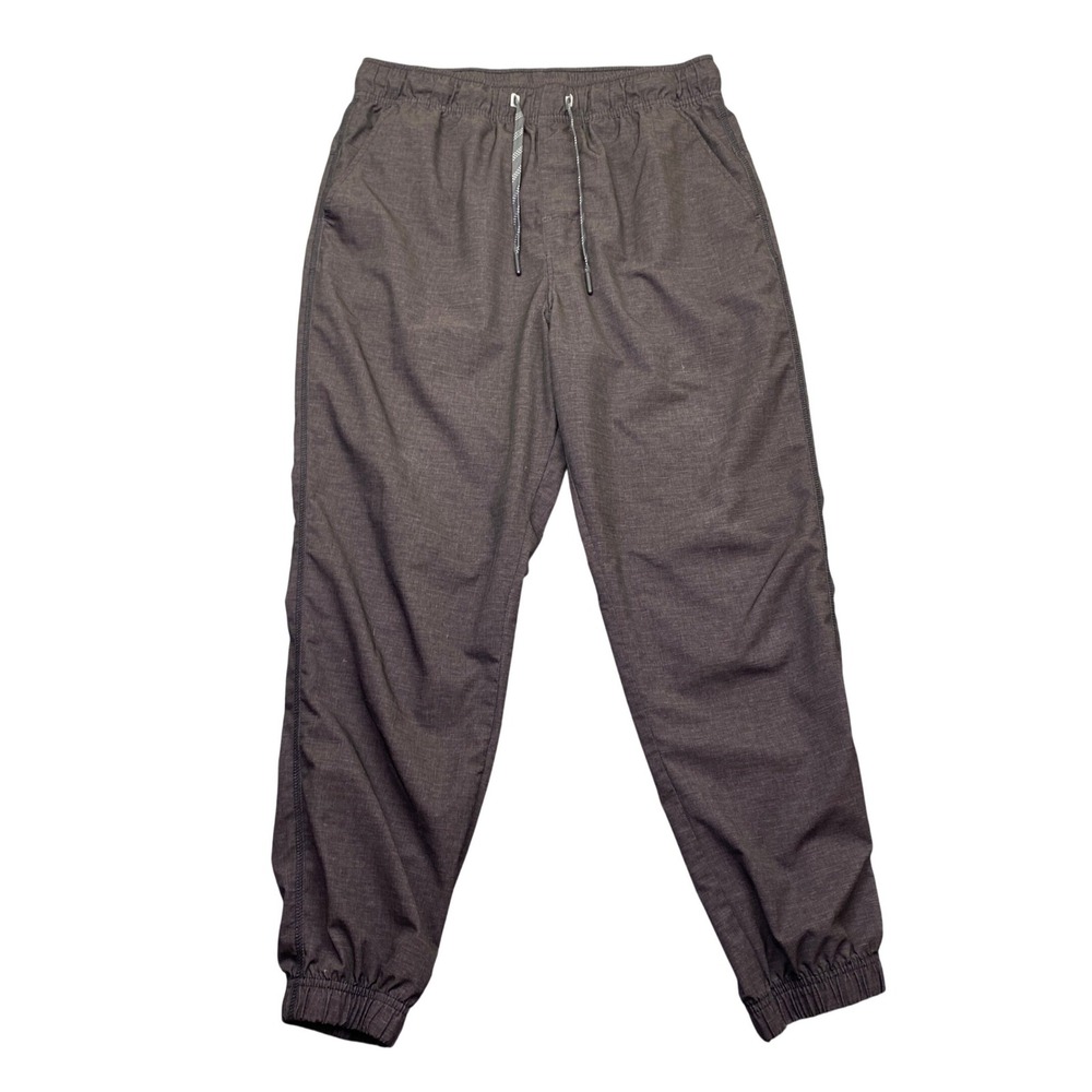 Prana Mens Spencer Jogger Pants Brown M41181419 Size Medium Drawstring Elastic